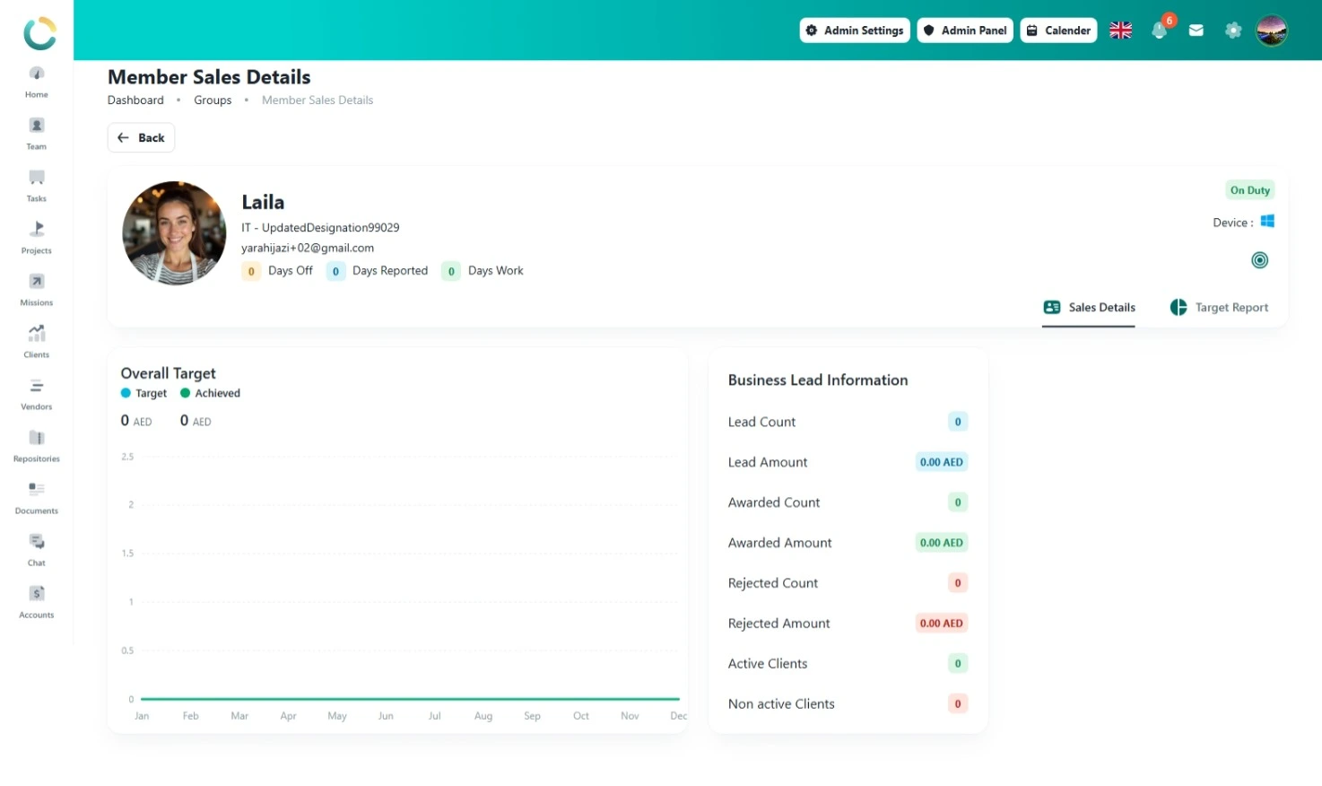 TAIRRAGO Reports Dashboard